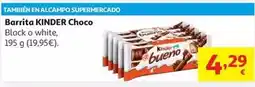Alcampo Barrita kinder bueno 2x5u 215g oferta