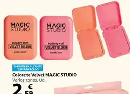 Alcampo Magic studio - colorete velvet studio oferta