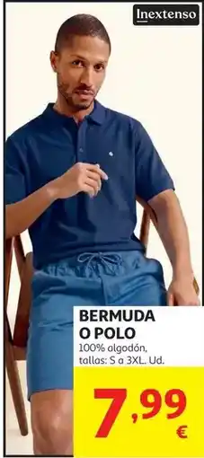 Alcampo Inextenso - bermuda o polo oferta