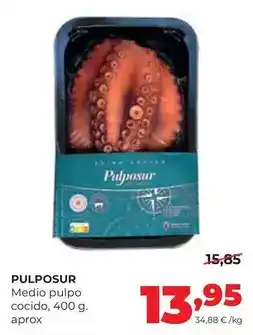 Alimerka Pulposur - medio pulpo cocido oferta