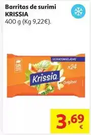Alcampo Krissia - barritas de surimi oferta