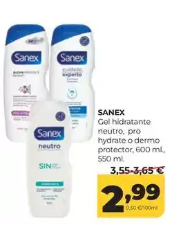 Alimerka Sanex - gel hidratante neutro oferta