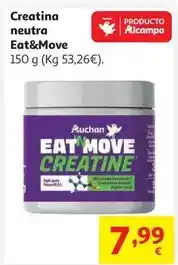 Alcampo Auchan - creatina neutra eat&move oferta