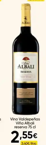 FROIZ VIÑA ALBALI Vino Valdepeñas reserva oferta