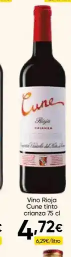 FROIZ CUNE Vino Rioja tinto crianza oferta