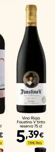 FROIZ FAUSTINO V Vino Rioja tinto reserva oferta