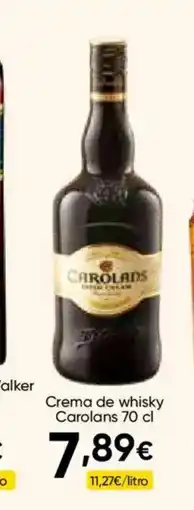 FROIZ CAROLANS Crema de whisky oferta