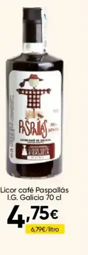 FROIZ PASPALLÁS Licor café I.G. Galicia oferta