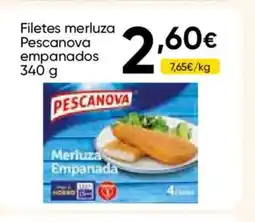FROIZ PESCANOVA Filetes merluza empanados oferta