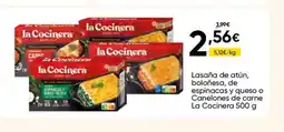 FROIZ LA COCINERA Lasaña de atún, boloñesa, de espinacas y queso o Canelones de carne oferta