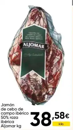 FROIZ ALJOMAR Jamón de cebo de campo ibérico 50% raza ibérica oferta