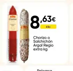 FROIZ ARGAL Chorizo o Salchichón Regio extra oferta