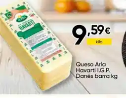 FROIZ ARLA Queso Havarti I.G.P. Danés barra oferta
