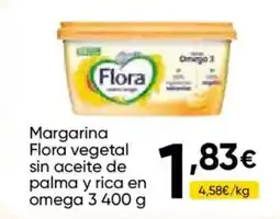 FROIZ FLORA Margarina vegetal sin aceite de palma y rica en omega 3 oferta