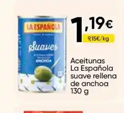 FROIZ LA ESPAÑOLA Aceitunas suave rellena de anchoa oferta
