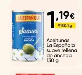 FROIZ LA ESPAÑOLA Aceitunas suave rellena de anchoa oferta