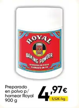 FROIZ ROYAL Preparado en polvo p/ hornear oferta