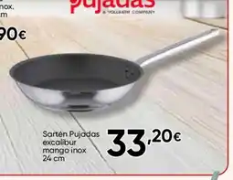 FROIZ Sartén Pujadas excalibur mango inox oferta