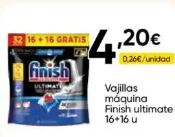 FROIZ FINISH Vajillas máquina ultimate 16+16 u oferta
