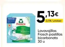 FROIZ FROSCH Lavavajillas pastillas bicarbonato oferta