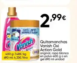 FROIZ VANISH OXI Quitamanchas Action Gold oferta