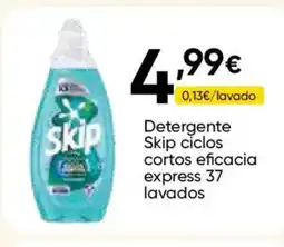 FROIZ SKIP Detergente ciclos cortos eficacia express 37 lavados oferta
