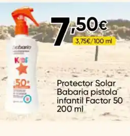 FROIZ BABARIA Protector Solar pistola infantil Factor 50 oferta