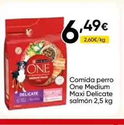 FROIZ ONE Comida perro Medium Maxi Delicate salmón oferta