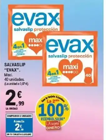 E.Leclerc EVAX Salvaslip oferta