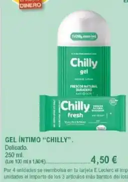 E.Leclerc CHILLY" Gel intimo oferta