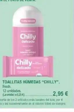 E.Leclerc CHILLY" Toallitas húmedas oferta
