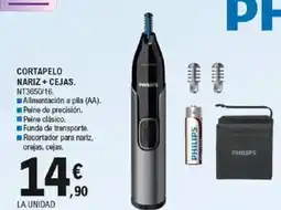 E.Leclerc PHILIPS Cortapelo nariz + cejas oferta