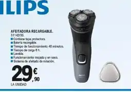 E.Leclerc PHILIPS Afeitadora recargable oferta