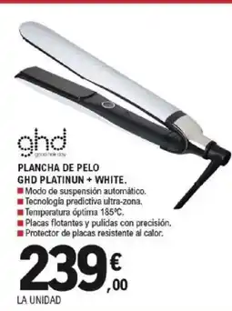 E.Leclerc GHD Plancha de pelo ghd platinun + white. oferta