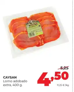 Alimerka CAYSAN Lomo adobado extra oferta