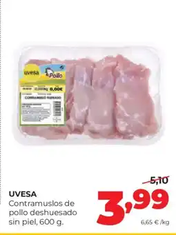 Alimerka UVESA Contramuslos de pollo deshuesado sin piel oferta
