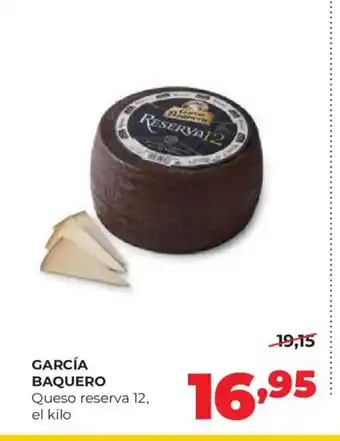 Alimerka GARCÍA BAQUERO Queso reserva 12 oferta
