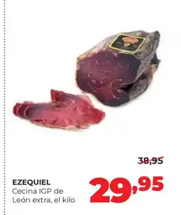 Alimerka EZEQUIEL Cecina IGP de León extra, el kilo oferta