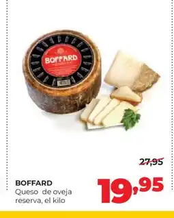 Alimerka BOFFARD Queso de oveja reserva oferta