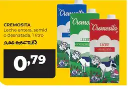 Alimerka CREMOSITA Leche entera, semid o desnatada oferta