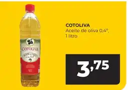 Alimerka COTOLIVA Aceite de oliva 0,4° oferta