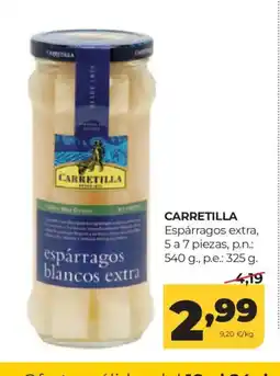 Alimerka CARRETILLA Espárragos extra oferta