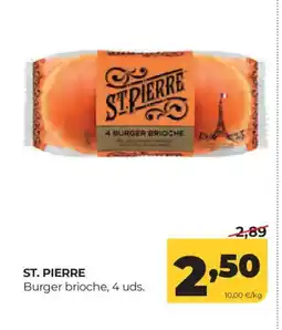 Alimerka ST. PIERRE Burger brioche, 4 uds. oferta
