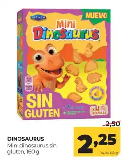 Alimerka DINOSAURUS Mini dinosaurus sin gluten oferta