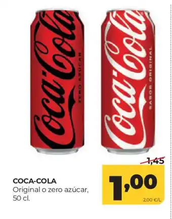 Alimerka COCA-COLA Original o zero azúcar oferta