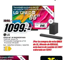 MediaMarkt LG QNED 86" 4K 86QNED81A6A oferta