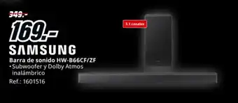 SAMSUNG Barra de sonido HW-B66CF/ZF