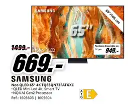 MediaMarkt SAMSUNG Neo QLED 65" 4K TQ65QN73FATXXC oferta