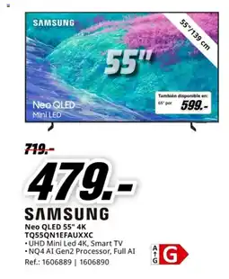 MediaMarkt SAMSUNG Neo QLED 55" 4K TQ55QN1EFAUXXC oferta