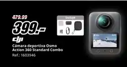 MediaMarkt Cámara deportiva Osmo Action 360 Standard Combo oferta